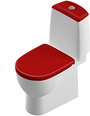 Унитаз компакт Sanita Luxe Best Color Red BSTSLCC07110522 с сиденьем Soft Close