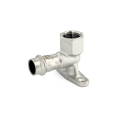 Водорозетка UNI-FITT пресс 22 х 1/2, нержавеющая сталь