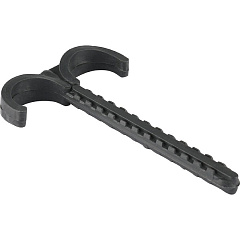 Дюбель-крюк Stout двойной, для труб д.32мм, длина 80мм