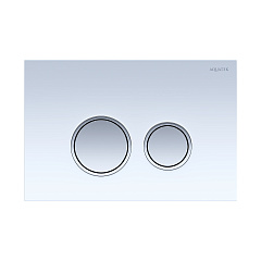 Панель смыва Акватек закаленное стекло белая KDI-0000028 (006E1)