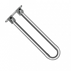 Отвод KAN-therm Push спаренный с трубками 15 мм (L=200 мм) с кронштейном, 14x2