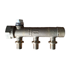 Коллектор TECE 16х3/4 IG на 3 контура c воздухоотводчиком