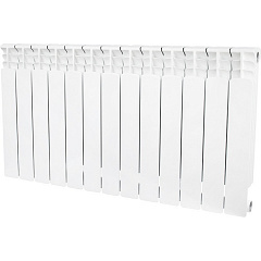 Биметаллический секционный радиатор отопления Stout Space 500 / 13 секций