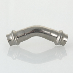 Угольник VALTEC из нержавеющей стали, 45 град. внутренняя-внутренняя 12