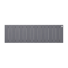Биметаллический секционный радиатор отопления Royal Thermo PianoForte Silver Satin 300 / 16 секций