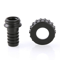 Накидная гайка VALTEC с штуцером для дренажного крана VT.430 3/4 Евроконус