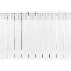 Биметаллический секционный радиатор отопления Stout Space 500 / 10 секций