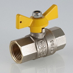 Кран шаровой газовый VALTEC Valgas 1/2 ВВ, бабочка
