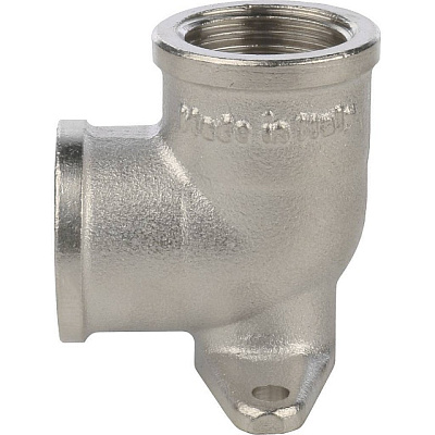 Угольник с креплением Stout ВР никелированный 1/2, SFT-0039-000012