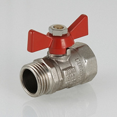 Кран шаровой VALTEC Compact 1/2 ВН, бабочка