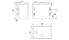Накопительная емкость Grundfos Liftaway C для систем ГВС
