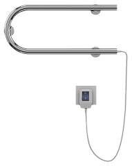 Электрический полотенцесушитель Terminus Электро 25 П-обр 600х200