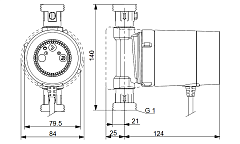Циркуляционный насос Grundfos COMFORT 15-14 BXDT PM