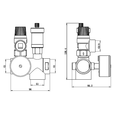 Группа безопасности Valfex латунная 1 дюйм