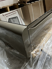 Зеркальный шкаф AM.PM Awe M15MCX1251GH 125 см, королевский серый (уценка)