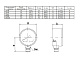 Манометр Watts F+R201 63/4, 3/8, радиальный с указательной стрелкой