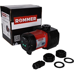 Циркуляционный насос Rommer с частотным регулированием PROFI ERTI 25/60-130 с гайками и теплоизоляцией