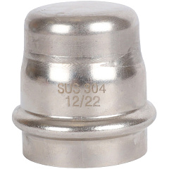 Заглушка Rommer ВПр, 35, нержавеющая сталь