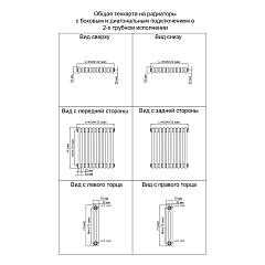 Стальной трубчатый радиатор отопления SOLIRA 2150