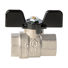 Кран шаровой Stout полнопроходной 1 1/4 ВВ, бабочка