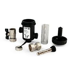 Фильтр-грязеуловитель UNI-FITT магнитный 3/4 для котла, пластик чёрный (215B3001)