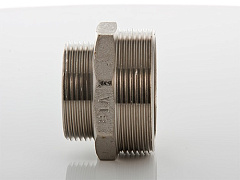 Ниппель VALTEC переходной 3/8 х 1/4 наружная резьба, никелированная латунь