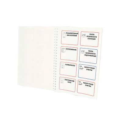 Комплект маркировочных наклеек UNI-FITT Котельная