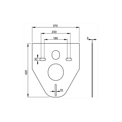 Звукоизоляция для подвесного унитаза и для биде Alcaplast M91