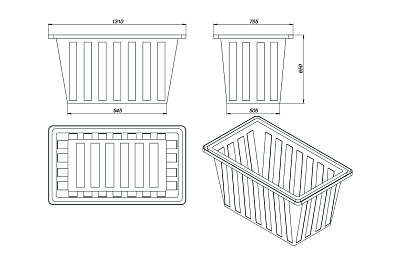 Ванна ЭкоПром K 400 литров