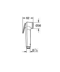 Гигиенический душ Grohe Tempesta-F Trigger Spray 30 28020L01