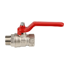 Кран шаровой Stout стандартнопроходной 1/2 ВН, рычаг