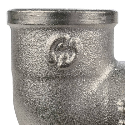 Угольник с креплением Stout ВР никелированный 1/2, SFT-0039-000012