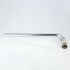 Угольник радиаторный VALTEC пресс с латунной хром. трубкой 15 мм, 20х15х300 (левый)