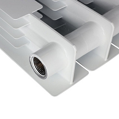 Биметаллический секционный радиатор отопления Stout Alpha 350 / 1 секция