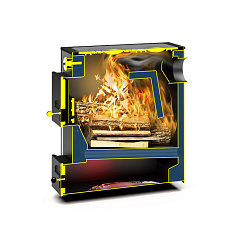 Твердотопливный напольный котел отопления Теплодар КУППЕР ПРАКТИК-16 В 16кВт