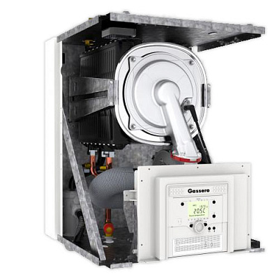 Настенный газовый конденсационный одноконтурный котел отопления Gassero Wallcon Xtreme 150 кВт