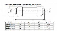 Магнитный преобразователь воды МВС Dn 15 (1/2)
