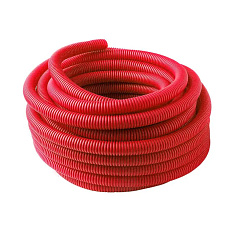 Труба гофрированная Valfex CorrugatedPipe 25x20,4 мм красная