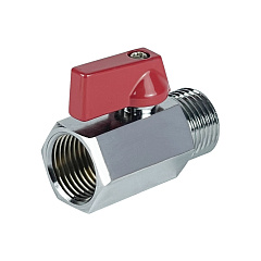 Кран шаровой Valfex MINI ВР1/4хНР1/4 никелированный
