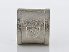 Муфта соединительная VALTEC 1/2 внутренняя, никелированная латунь