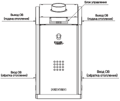 Напольный дизельный котел отопления, двухконтурный Navien LST-40KG