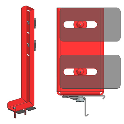 Опора WALLBOX для отдельностоящей перегородки