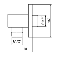 Подключение душевого шланга E.C.A. Elea 102126388