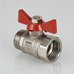 Кран шаровой VALTEC Compact 1/2 ВН, бабочка