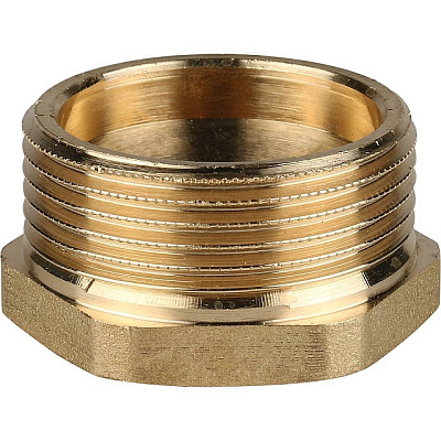 Футорка Stout с внутренней-наружной резьбой 1 1/4x1/2, арт.SFT-0028-011412