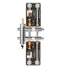 Распределительный коллектор с гидрострелкой ПроксиТерм GSK 25-3 60 кВт, 3 контура
