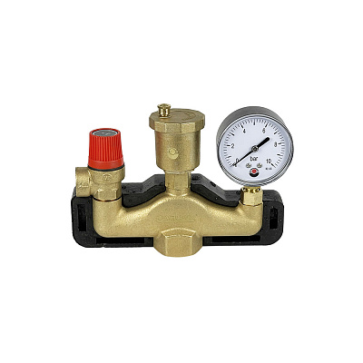Группа безопасности Valfex латунная КЛАССИК в теплоизоляции 3 бар 1 дюйм