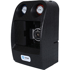 Насосная группа Stout с теплообменником 34 пластины,с насосом Grundfos UPSO 25-65