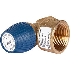 Клапан предохранительный Stout для систем водоснабжения 8 бар 3/4 дюйма x 1 дюйм