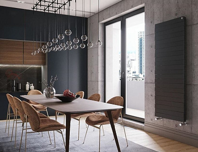 Биметаллический секционный радиатор отопления Royal Thermo PianoForte Tower Noir Sable 500 / 18 секций